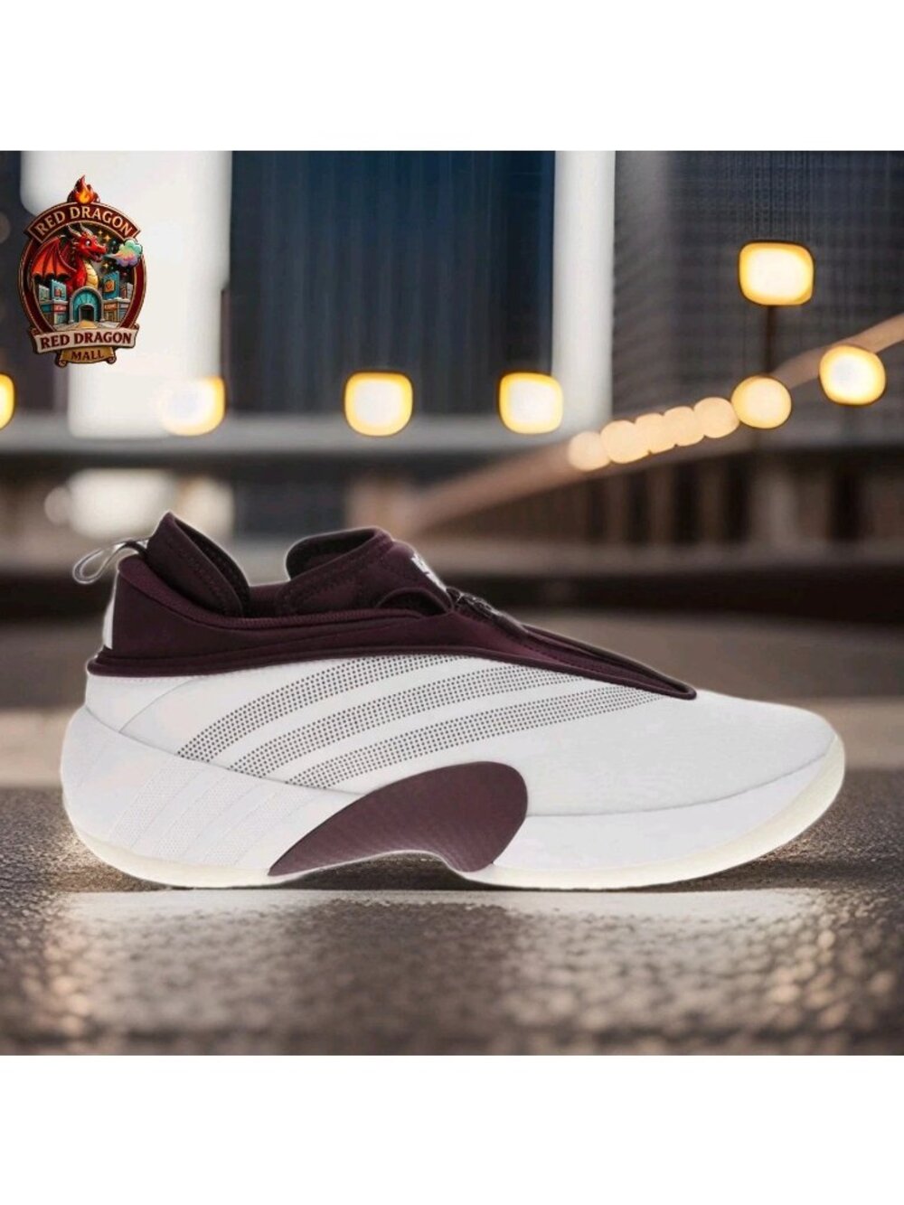 Adidas D.O.N. Issue 7 PE SAMPLE Unreleased IH2011 Burgundy White - Men's Size 20